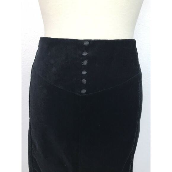 Club Monaco Velvet Buttons Lace Pencil Skirt - Picture 5 of 9
